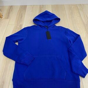 Greyson Golf Long Sleeve Lake Fleece Hoodie Mojave Blue Men's Sz Small NWT